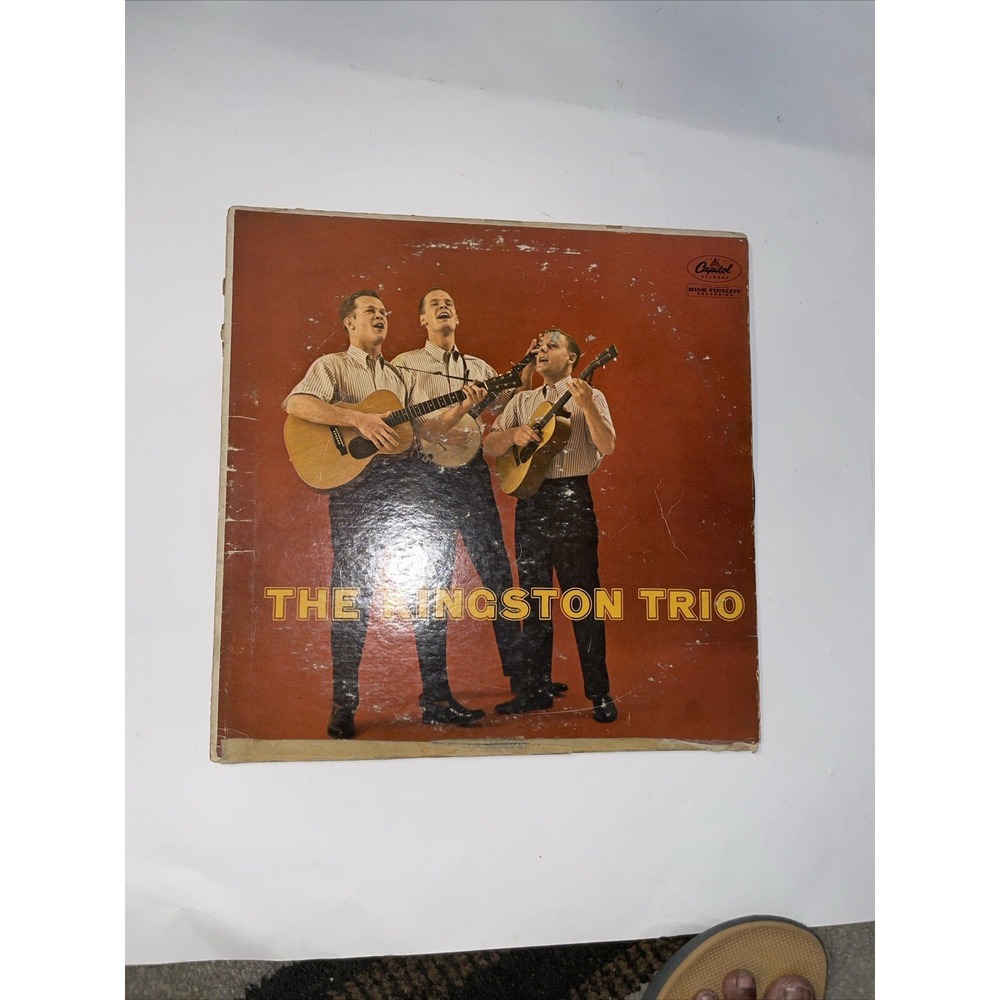 The Kingston Trio Self-Titled Debut Vinyl LP Record‎ from 1958 (Capitol T-996)